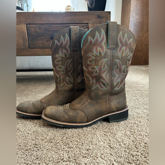 Ariat Shoes - Ariat Women’s Delilah Cowgirl Boots Toasted Brown Size 9.5